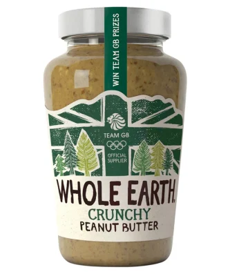 Whole Earth Crunchy Peanut Butter 454g