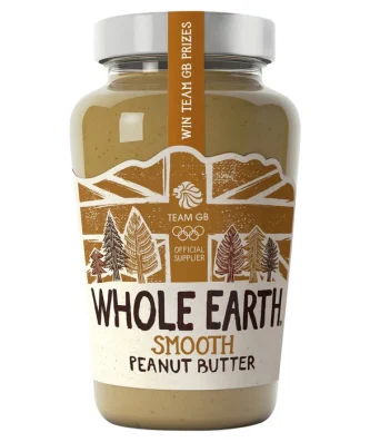 Whole Earth Smooth Peanut Butter 454g