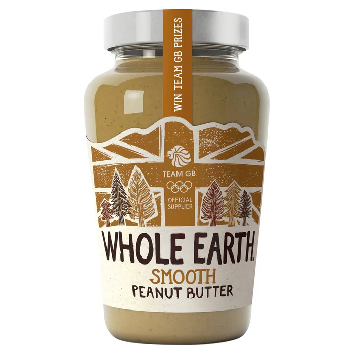 Whole Earth Smooth Peanut Butter 454g