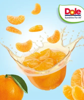 Dole Mandarins In Juice Fruit Pots Multipack 4 x 113g
