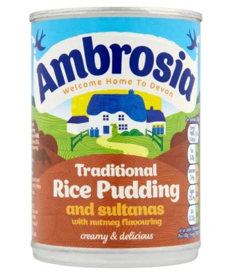 Ambrosia Traditional Rice Pudding Sultanas & Nutmeg 425g