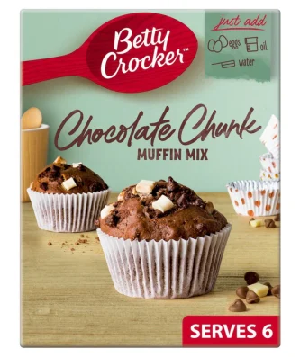 Betty Crocker Chocolate Chunk Muffin Mix 335g