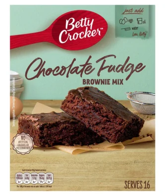 Betty Crocker Chocolate Fudge Brownie Mix 415g