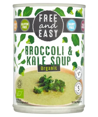 Free & Easy Free From Dairy Free Organic Broccoli & Kale Soup 400g