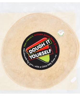 Dough It Yourself 2 Artisan Thin Crust Gluten Free Pizza Bases 400g
