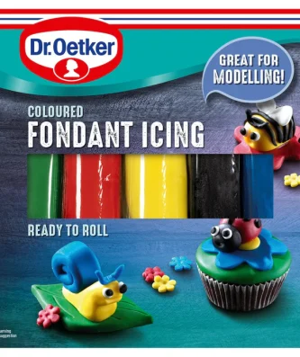 Dr. Oetker Ready to Roll Icing Various Colours 5 x 100g