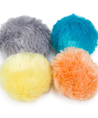 Little Petface Pom Pom Cat & Kitten Toys