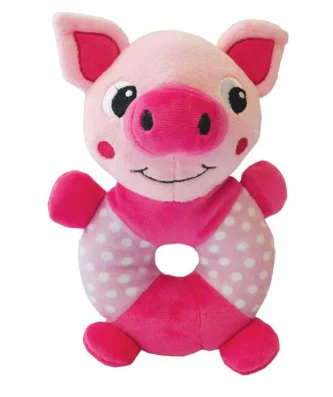 Little Rascals Play Ring Pig Puppy Toy