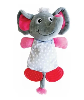 Little Rascals Play Teether Elephant Puppy Toy
