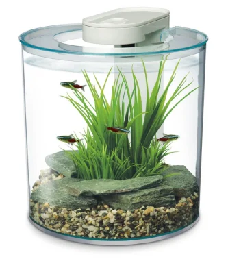 Marina 360 Aquarium with Remote Control LED Lighting 10 Litre Multicolour