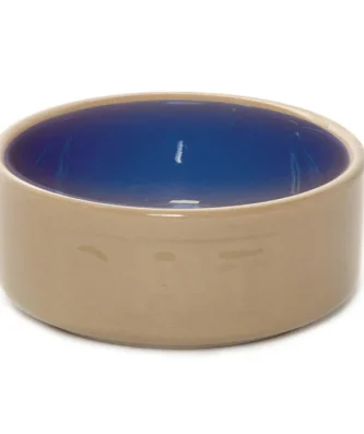 Mason Cash Cane/Blue Lettered Cat Bowl 13cm