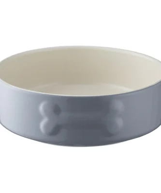 Mason Cash Colour Mix Grey Dog Bowl 15cm