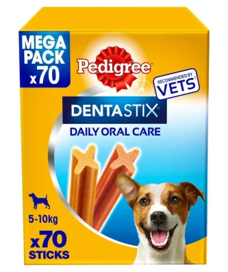 Pedigree DentaStix Daily Dental Chews Small Dog 70 per pack