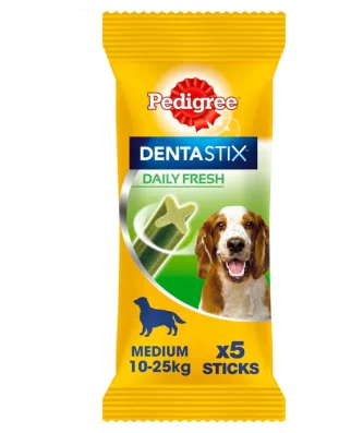 Pedigree Dentastix Fresh Daily Dental Chews Medium Dog 5 per pack