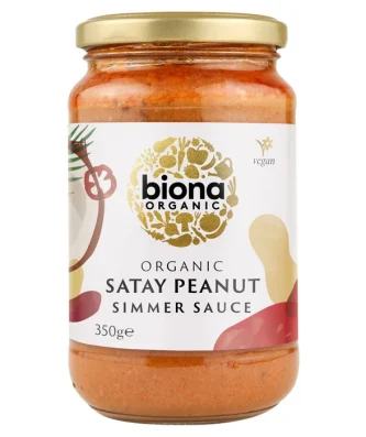 Biona Organic Satay Peanut Simmer Sauce 350g