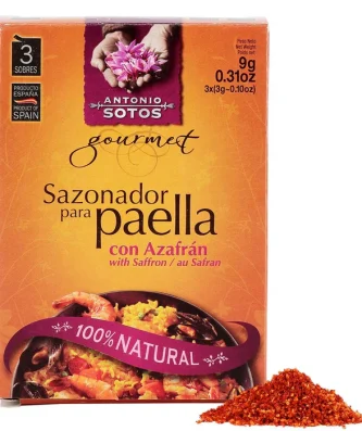 Brindisa Sotos Paella Seasoning with Saffron 9g