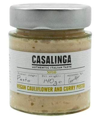 Casalinga Vegan Cauliflower & Curry Pesto 140g