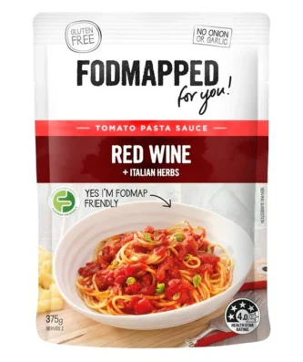 Fodmapped for You Red Wine Pasta Sauce 375g