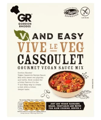 Gordon Rhodes V & Easy Vive Le Veg Cassoulet 75g