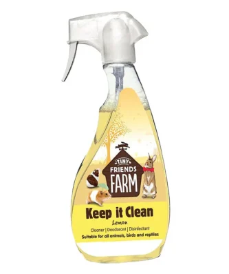 Supreme Tiny Friends Farm Small Animal Lemon Hutch & Cage Cleaner 500ml
