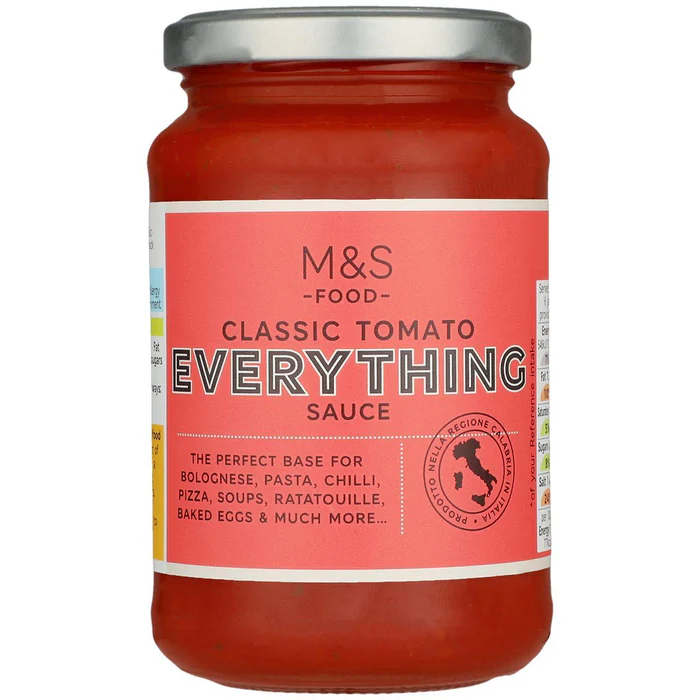 M&S Classic Tomato Everything Pasta Sauce 340g