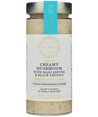 M&S Creamy Mushroom & Black Truffle Pasta Sauce 280g