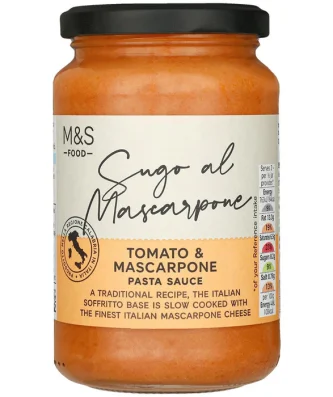 M&S Made In Italy Tomato & Mascarpone Pasta Sauce 340g
