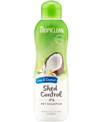 Tropiclean Deshedding Lime & Coconut Pet Shampoo for Dogs 592ml