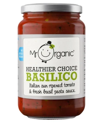 Mr Organic Basilico Pasta Sauce Family Size 660g