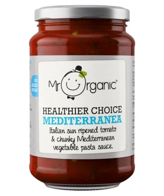 Mr Organic No Added Sugar Olives & Capers Pasta Sauce 350g
