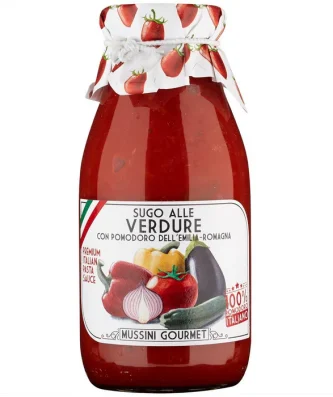 Mussini Gourmet Verdure Pasta Sauce 250ml