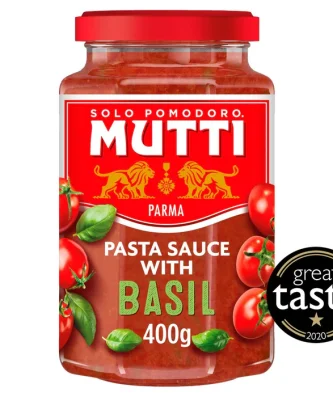 Mutti Tomato & Basil Pasta Sauce 400g