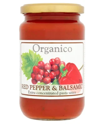 Organico Red Pepper & Balsamic Sauce 360g