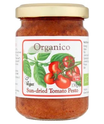 Organico Sun Dried Tomato Pesto 130g
