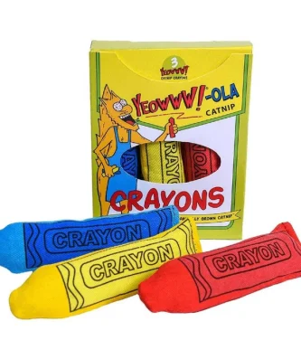 Yeowww Catnip Crayons Cat Toy