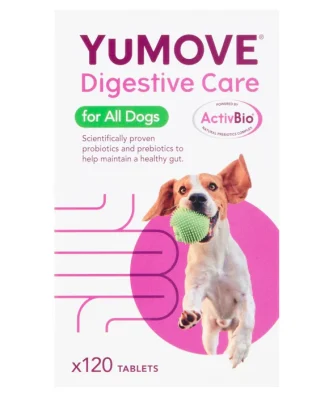 YuMOVE Dog Digestive Health Probiotics Supplement 120 tablets