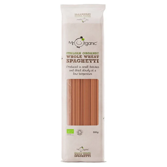 Mr Organic Whole Wheat Spaghetti 500g