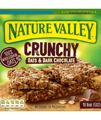 Nature Valley Crunchy Oats & Dark Chocolate Cereal Bars 5 x 42g