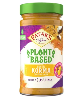 Patak's Plant Based Korma Lentil Curry Sauce 345g