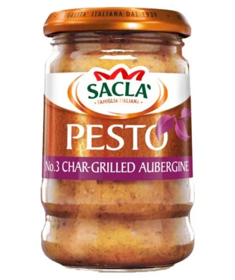 Sacla' Char Grilled Aubergine Pesto 190g
