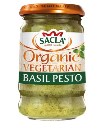 Sacla' Organic Basil Pesto 190g