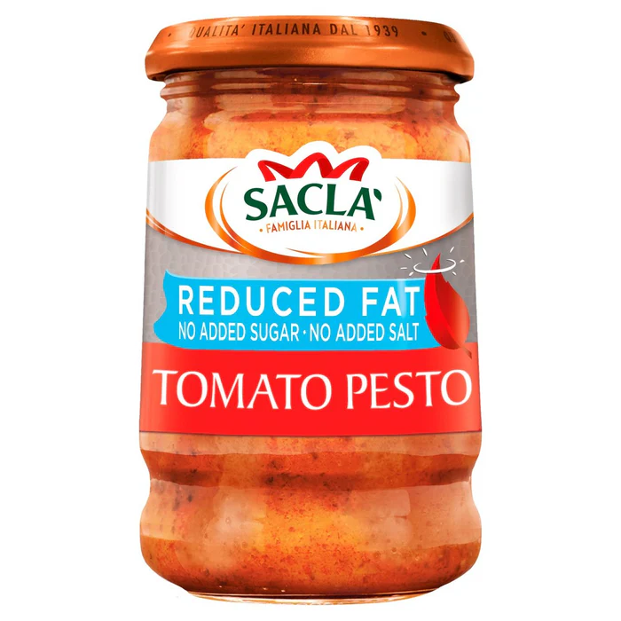 Sacla' Reduced Fat Tomato Pesto 190g