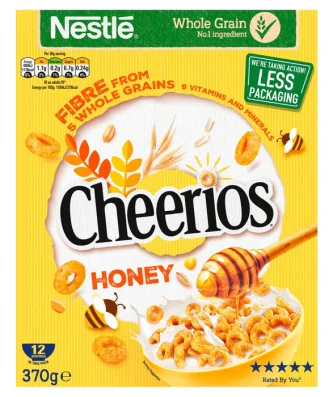 Nestle Cheerios Honey Cereal 370g