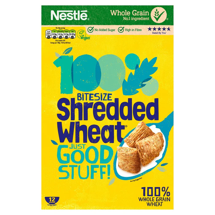 Nestle Shredded Wheat Bitesize Cereal 370g