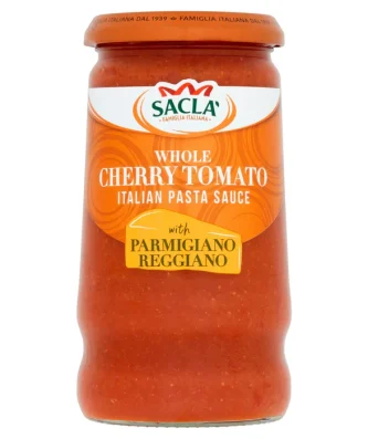 Sacla' Whole Cherry Tomato & Parmesan Pasta Sauce 350g