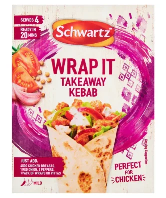 Schwartz Wrap It Takeaway Kebab 30g