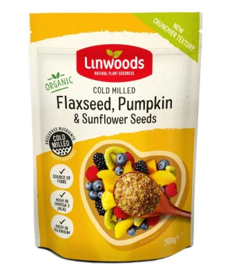 Linwoods Milled Organic Flaxseed, Sunflower & Pumpkin Seeds 200g