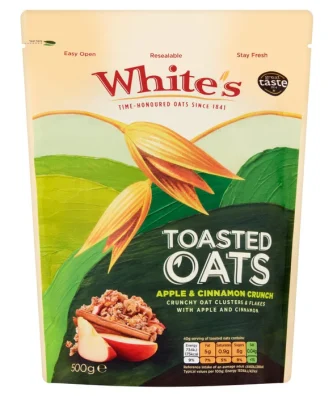 White's Toasted Oats Apple & Cinnamon 500g