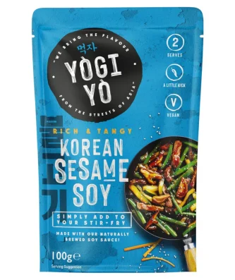 Yogiyo Mild Korean Sesame Soy Stir Fry Sauce 100g