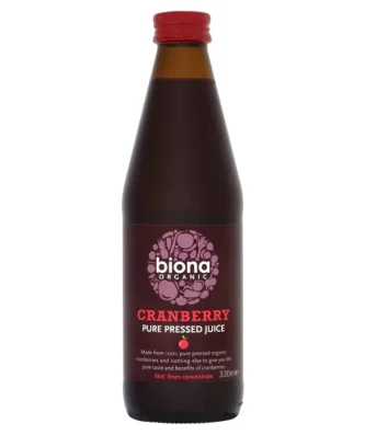 Biona Organic Pure Cranberry Super Juice 330ml